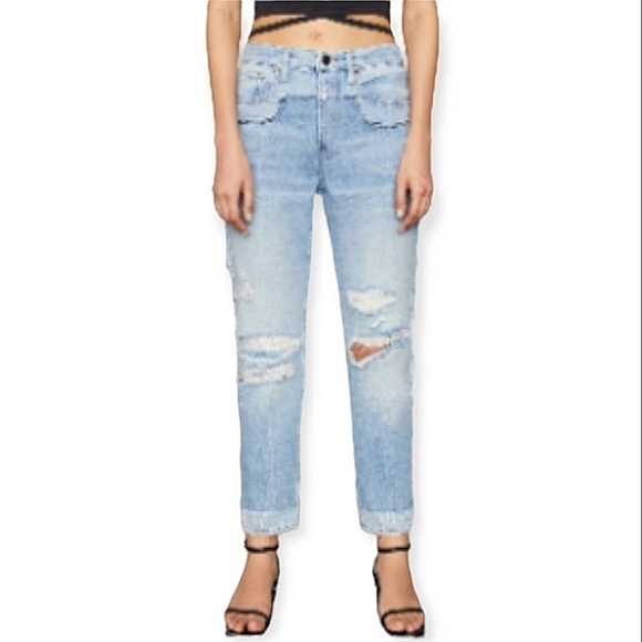 NWT Frame Denim Layered Look Jean Size 31 - Picture 1 of 12